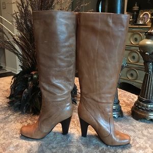 DOLCE VITA TAN LEATHER KNEE HIGH BOOTS 7 SO CUTE!